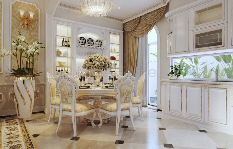 Những mẫu trần thạch cao phòng bếp ngắm mãi không chán