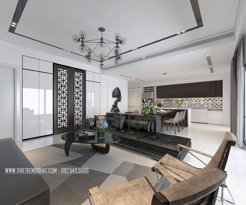Thiết kế nội thất chung cư Impera Garden trẻ trung Thiết kế chung cư hiện đại, cao cấp