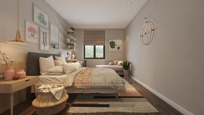 Bố trí nội thất phòng ngủ cho con gái đẹp, hiện đại, độc đáo. Thiết kế nội thất chung cư phong cách hiện đại đẹp, trẻ trung
