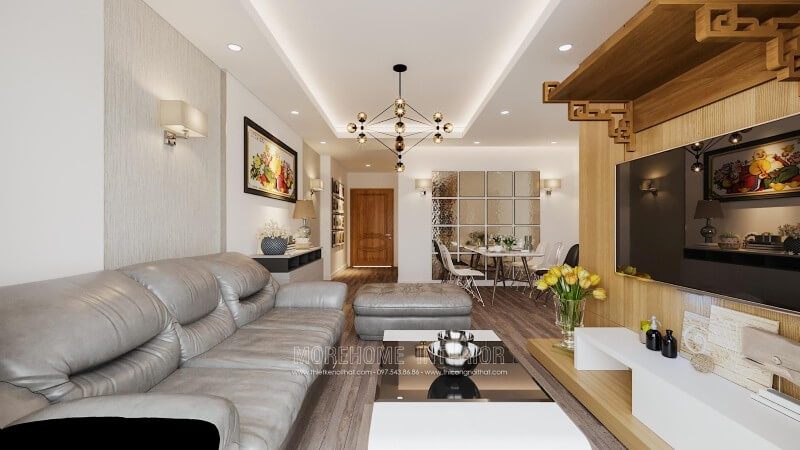 Thiết kế nội thất chung cư nhỏ phong cách hiện đại, trẻ trung Thiết kế nội thất chung cư phong cách hiện đại đẹp, trẻ trung